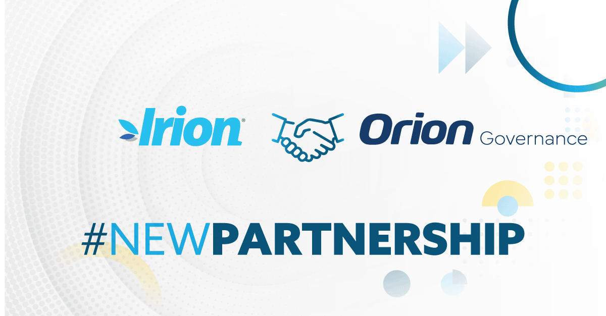 nueva asociación entre irion y orion governance